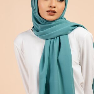 Premium Georgette - Peacock