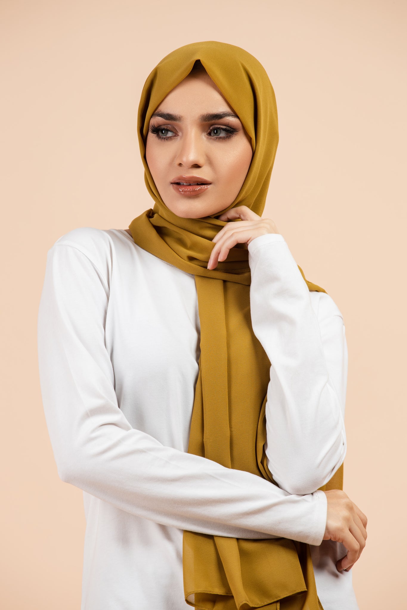 Premium Georgette - Pickle - Image 2
